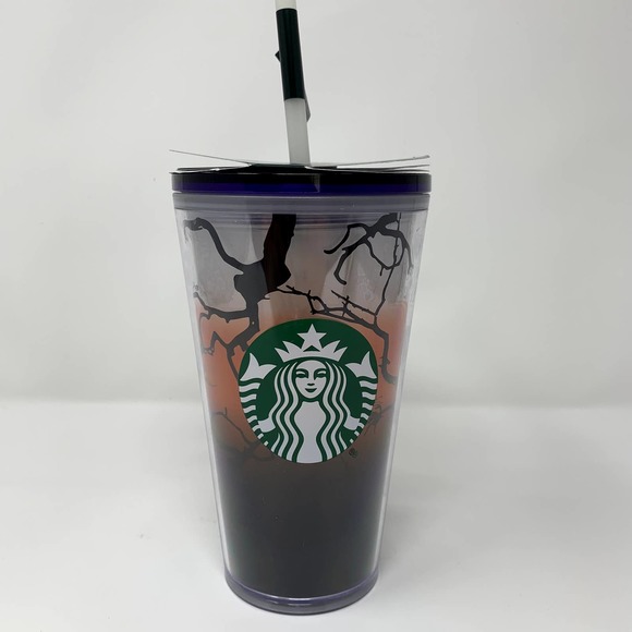 Starbucks Halloween 2022 Glow in the Dark Spooky 16oz Tumbler NWT‎ - Picture 1 of 6